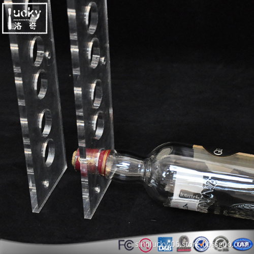 ACRYLIC WALL BOTTLE DISPLAY CLEAR STAND